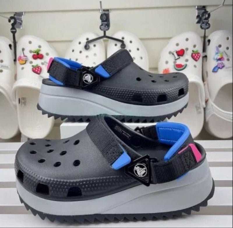 Crocss Classic Hiker Clogs Black blue
