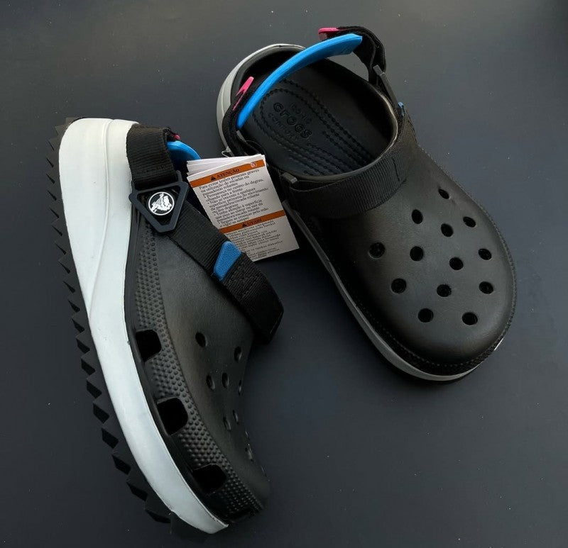 Crocss Classic Hiker Clogs Black blue