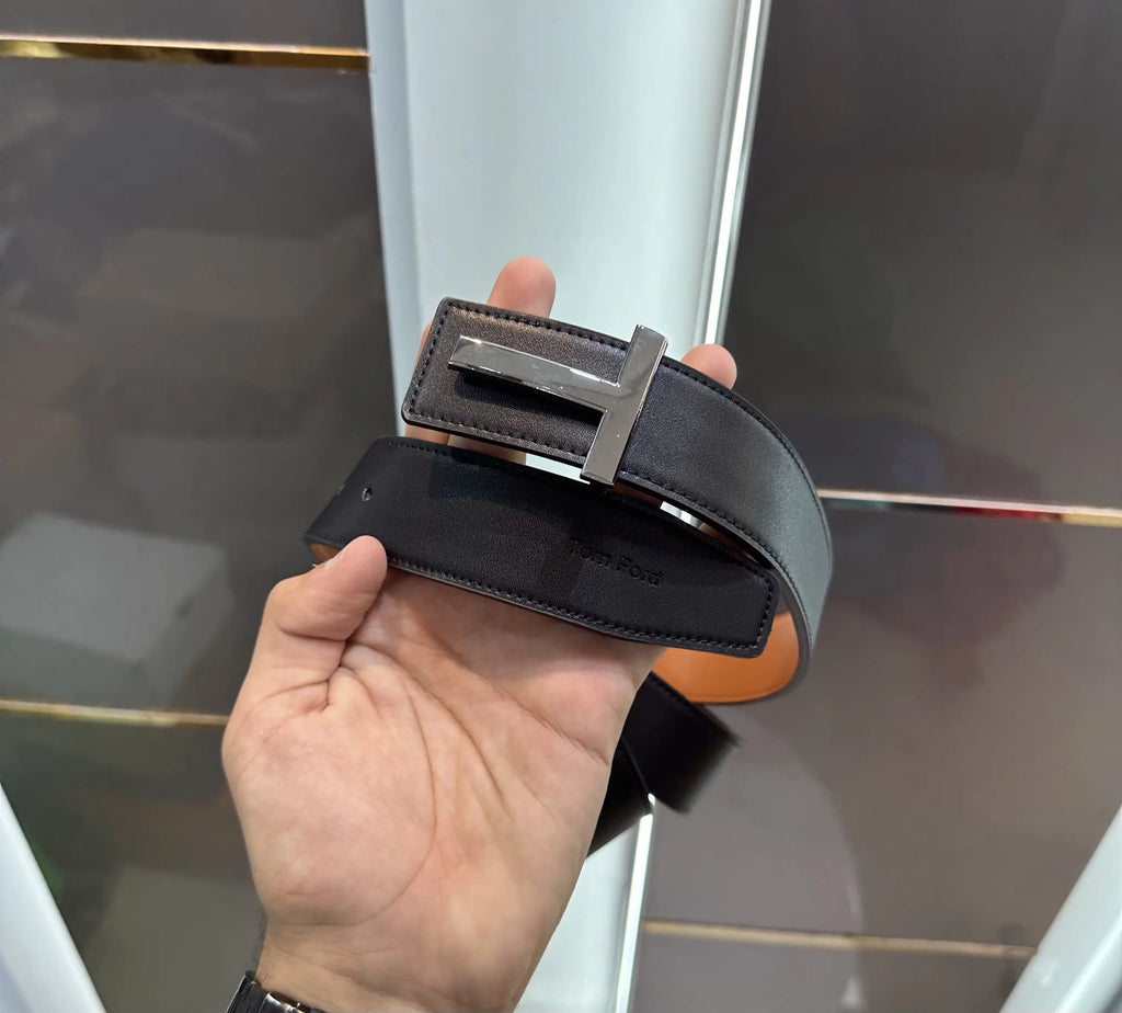 Tomfor d Silver Premium Imported Belt