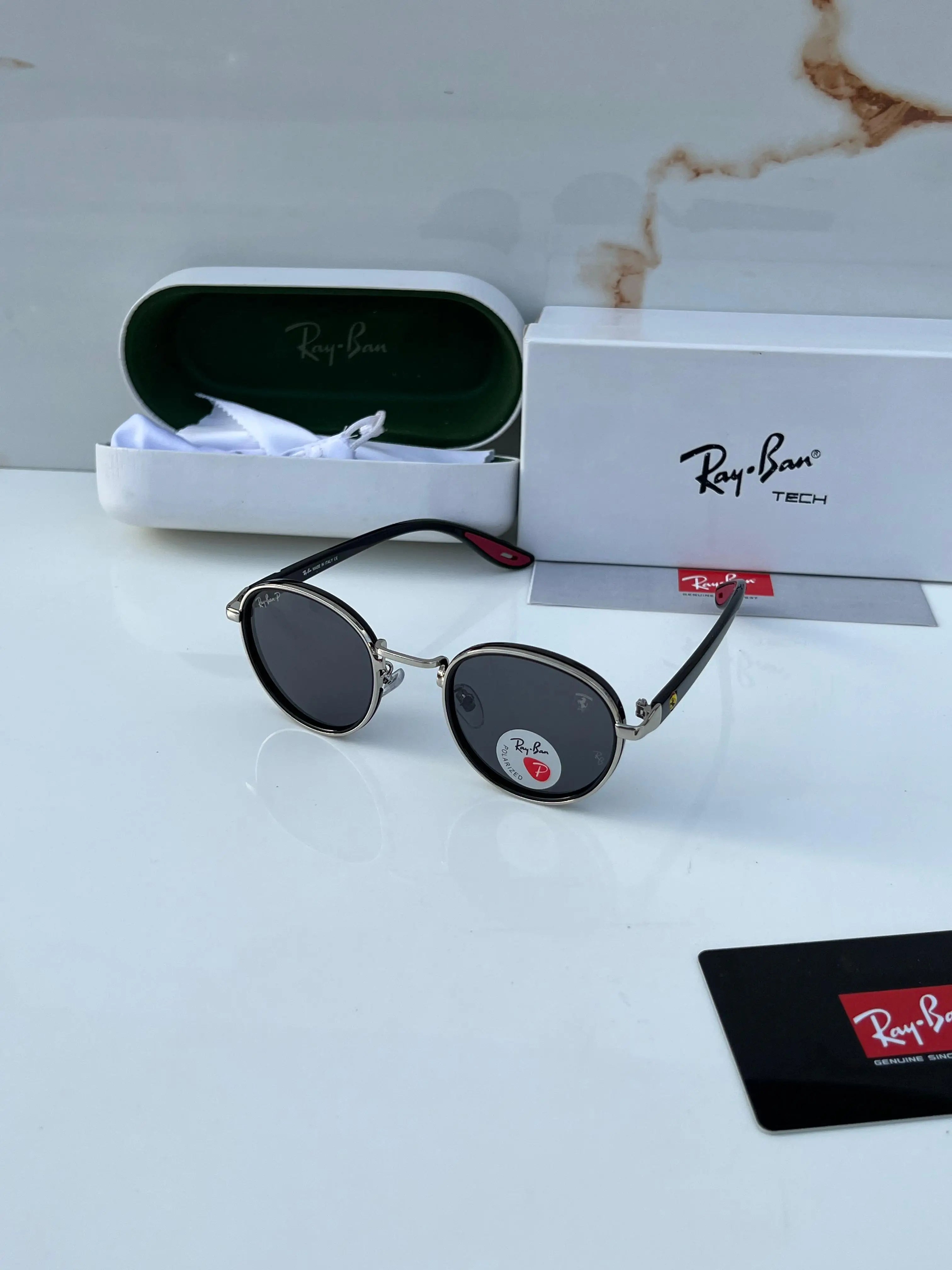 Rayban_7625_silver_black Main image