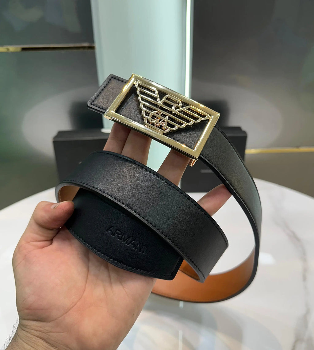 Giorgio Arman i Gold Reversible Premium Imported Belt