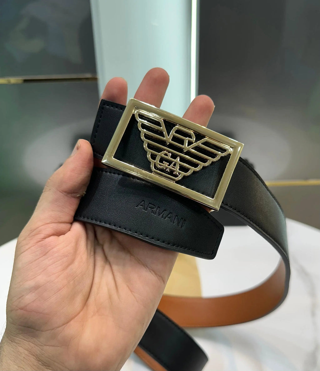Giorgio Arman i Gold Reversible Premium Imported Belt