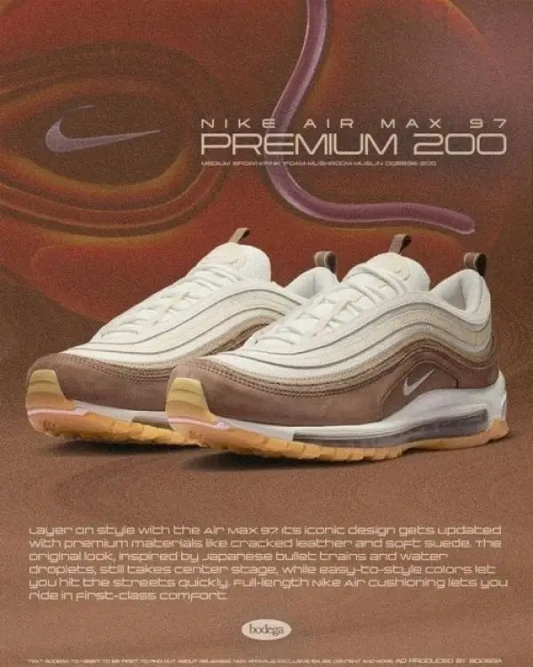 Nik e Airma x 97 Muslin Pink Foam Crepe Brown