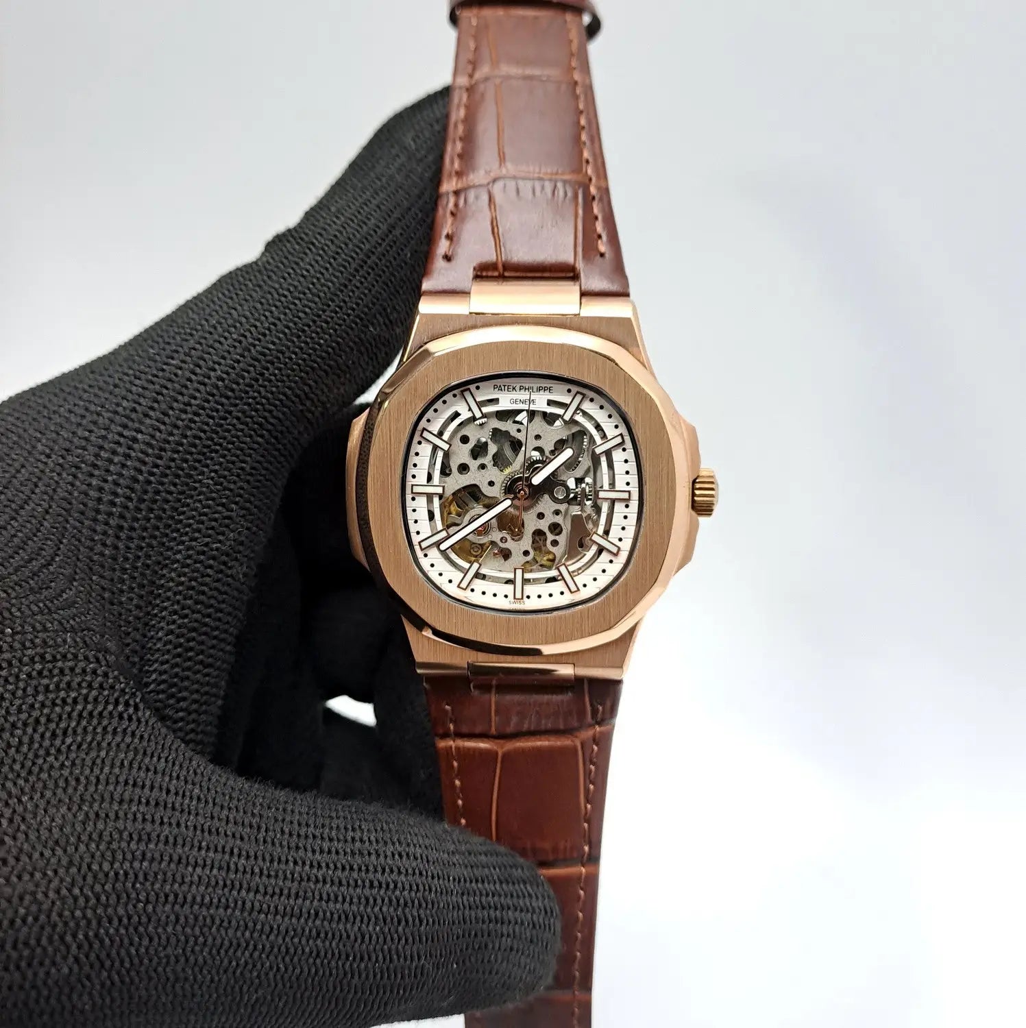 patek auto rose gold