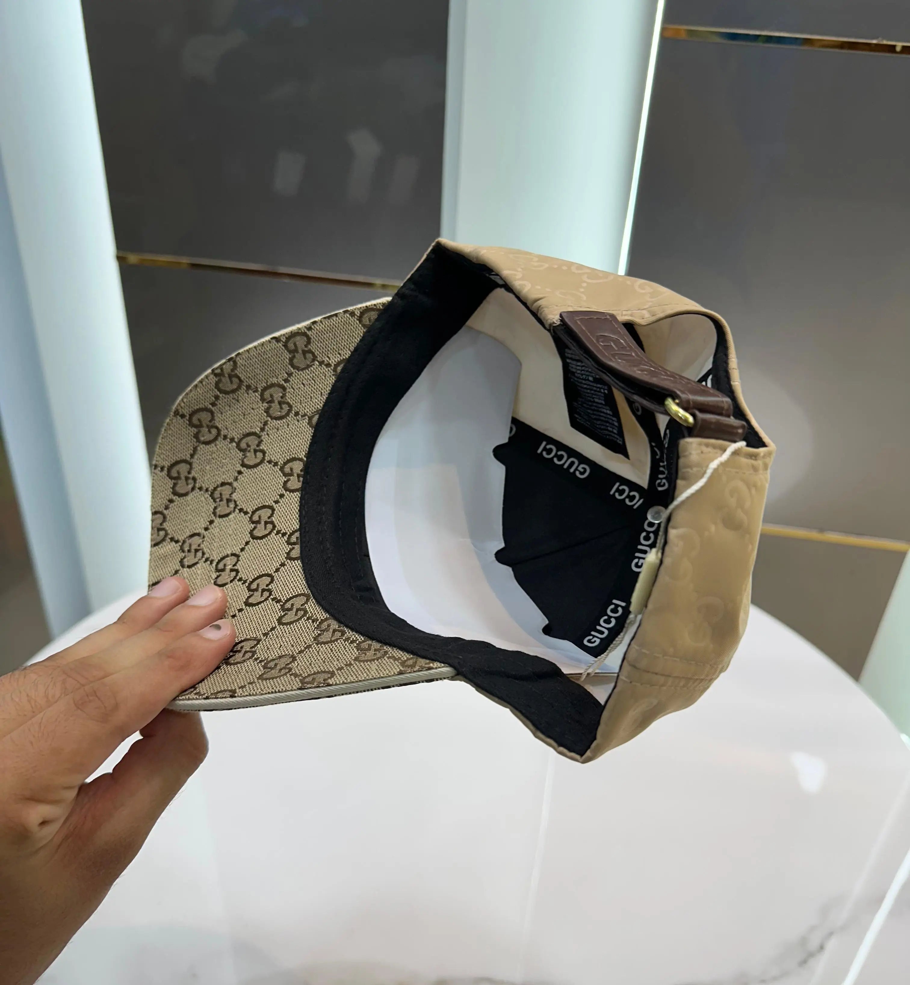 Gucc i Beige 005 Premium Imported Cap