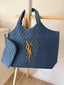 YSL SAINT LAURENT ICARE MAXI SHOPPING BAG IN QUILTED LAMBSKIN - Y690