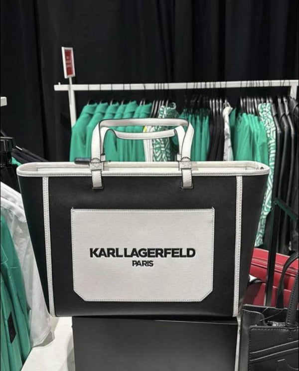 KARL LAGERFELD PARIS MAYBELLE LARGE TOTE BAG WITH DUST BAG - IMP 26