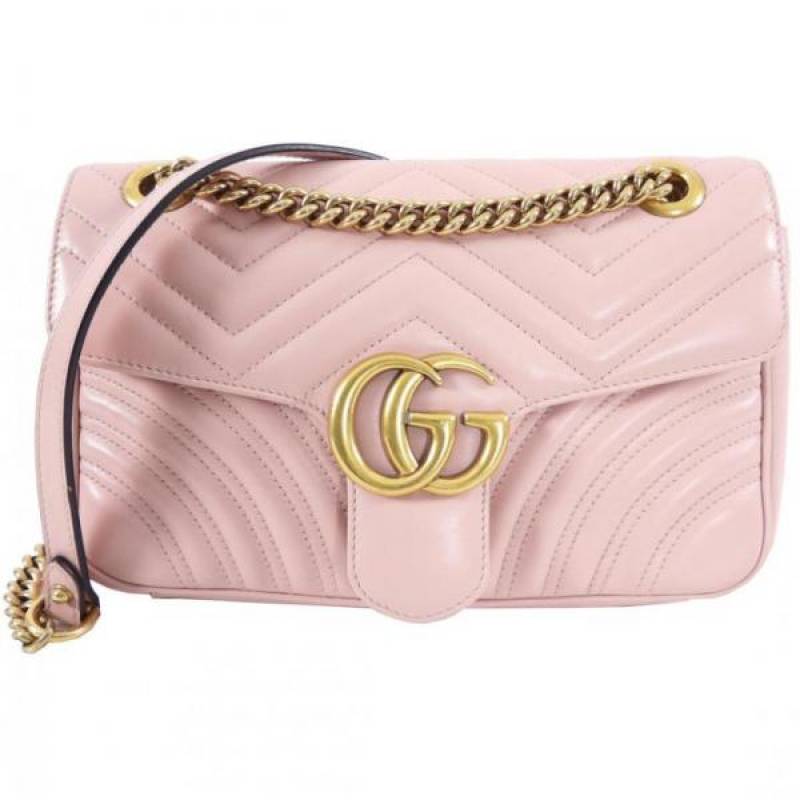 GUCC_I GG MARMONT PINK COLOUR WITH OG MAGNET BOX & DUST COVER HEAVY PREMIUIM QUALITY - 1732