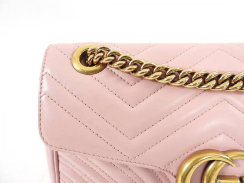 GUCC_I GG MARMONT PINK COLOUR WITH OG MAGNET BOX & DUST COVER HEAVY PREMIUIM QUALITY - 1732
