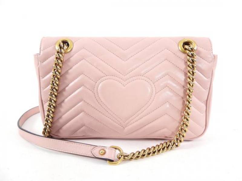 GUCC_I GG MARMONT PINK COLOUR WITH OG MAGNET BOX & DUST COVER HEAVY PREMIUIM QUALITY - 1732