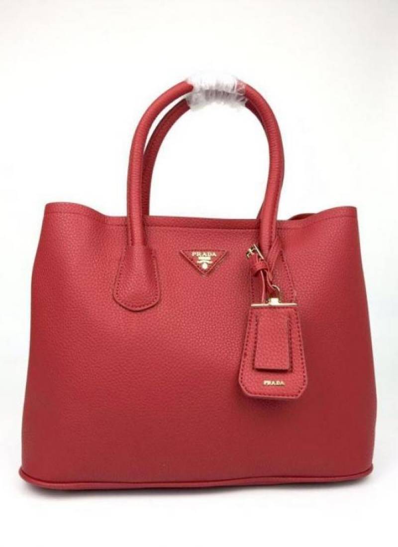 Prad _a double_safino_leather_tote_bag_with_og_dustbag_cards_etc etc-537