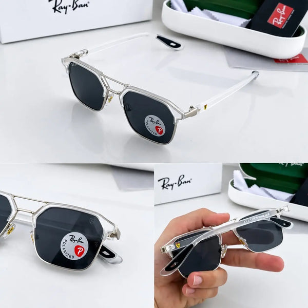 Rayban 04 white black