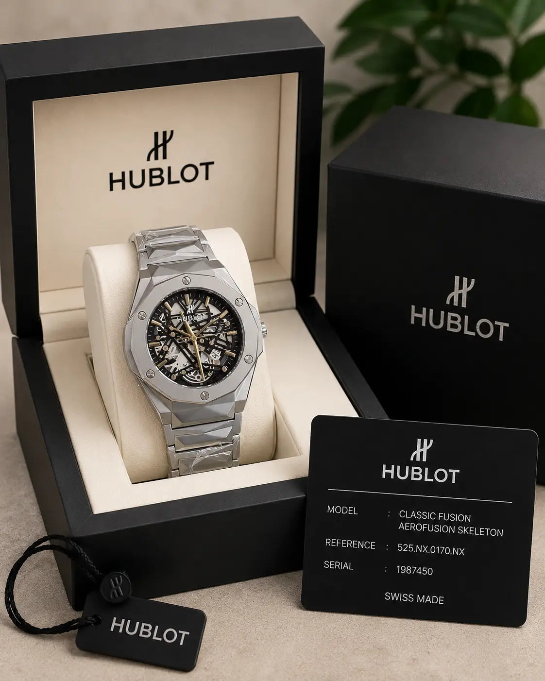 HUBLOT Tourbillon diamond cut chain Main image