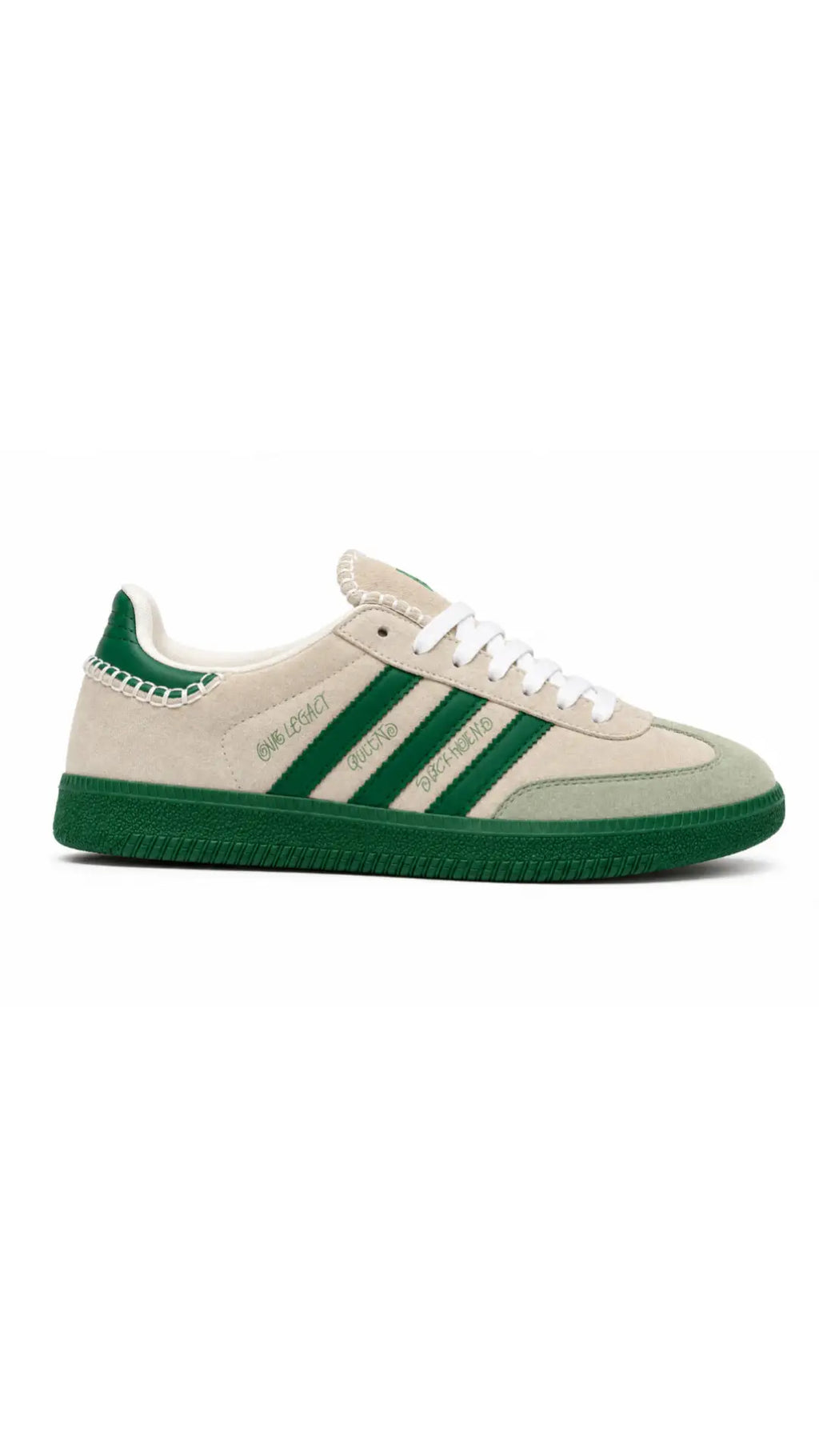 Adidas_Samba X Stussy White Green Sneaker