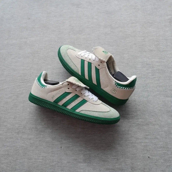 Adidas_Samba X Stussy White Green Sneaker