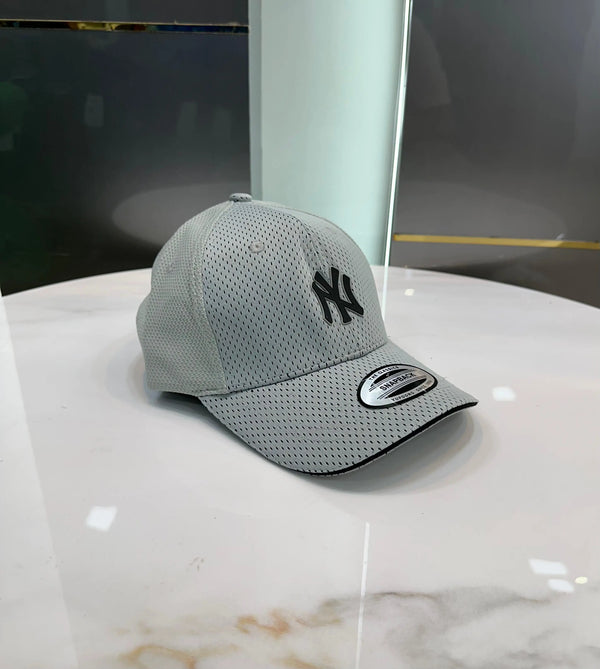 NY Yankees Grey Black Premium Imported Cap