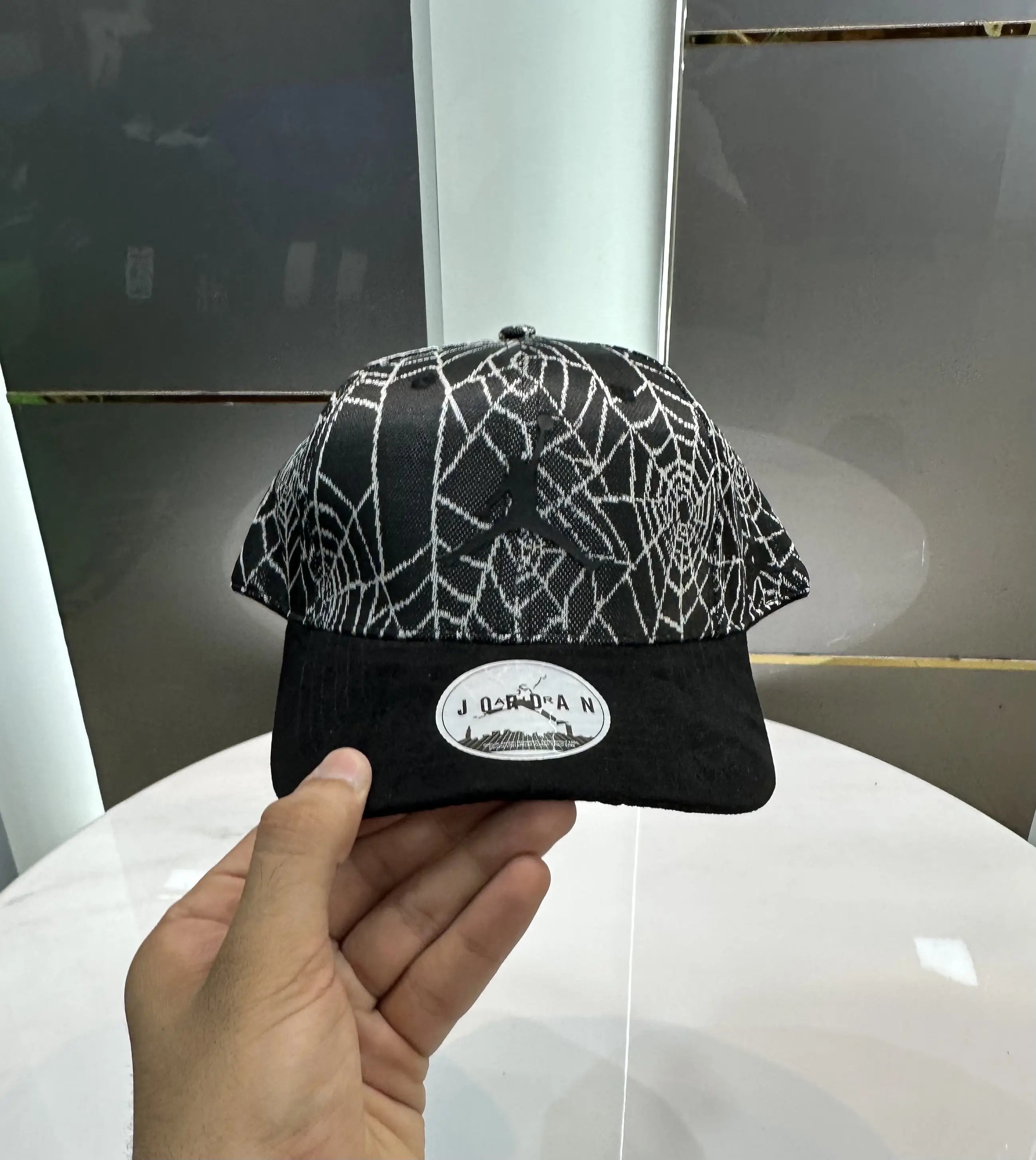 Jorda n Black Grey Printed 002 Premium Imported Cap