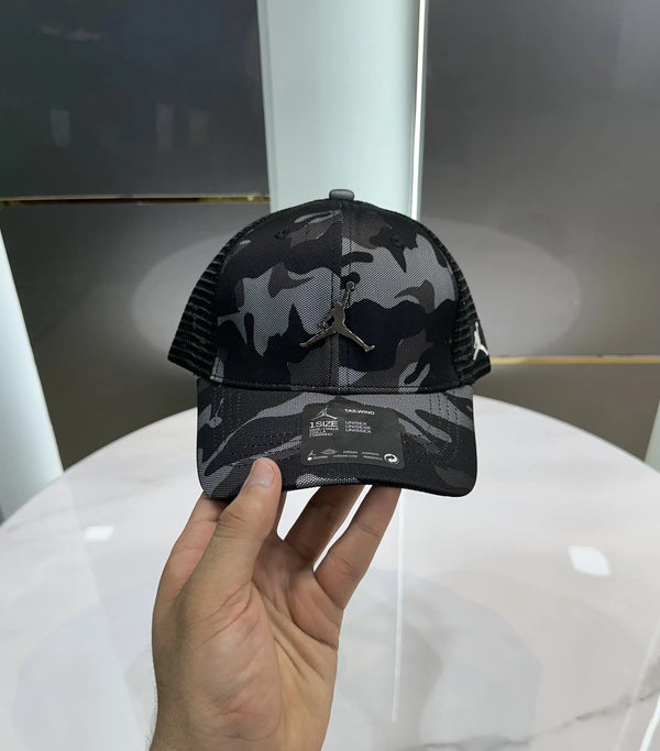 Jorda n Military Grey Printed Premium Imported Cap