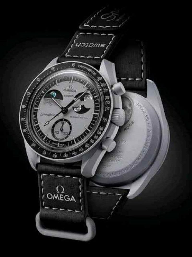 omega speed master swatch