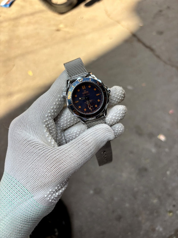 seamaster diver 300m automatic silver blue