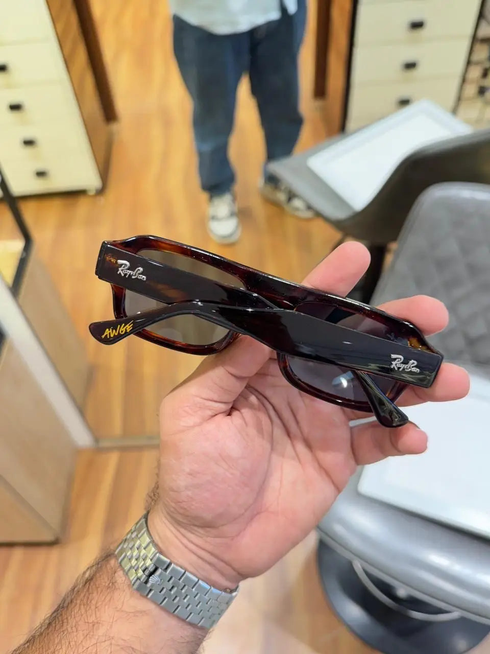 rayban 4454 tiger blue