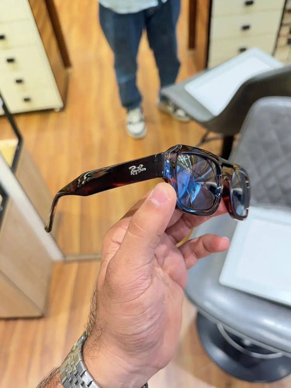 rayban 4454 tiger blue