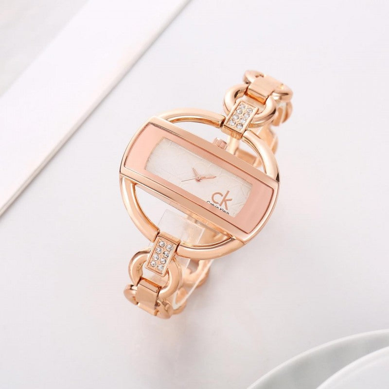 Calvin Klei n Womens Rose White