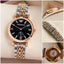 Emporio Arman i Women Two Tone Black Dial Diamond Edition