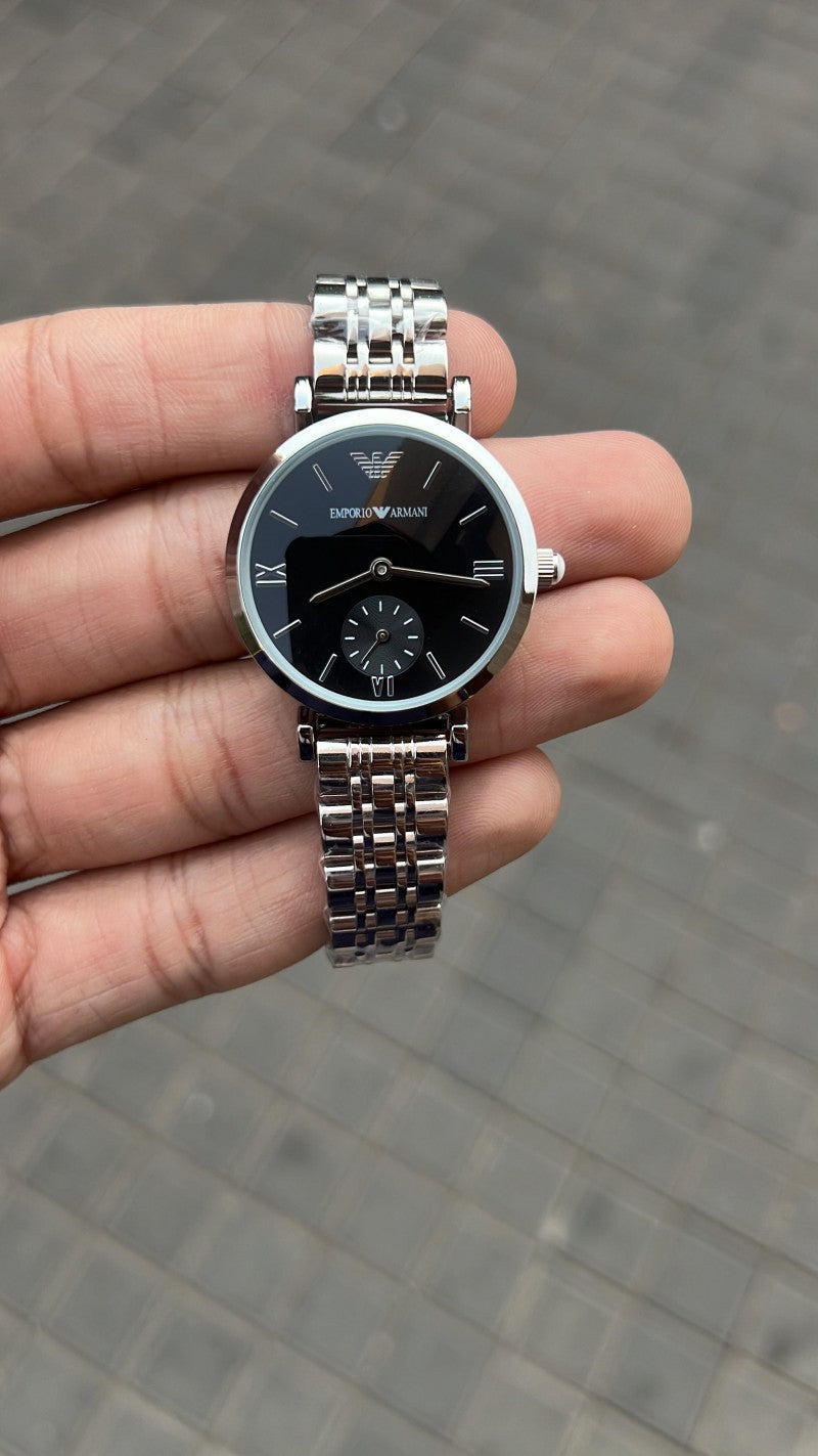 Emporio Arman i Women Silver Black Roman Main image
