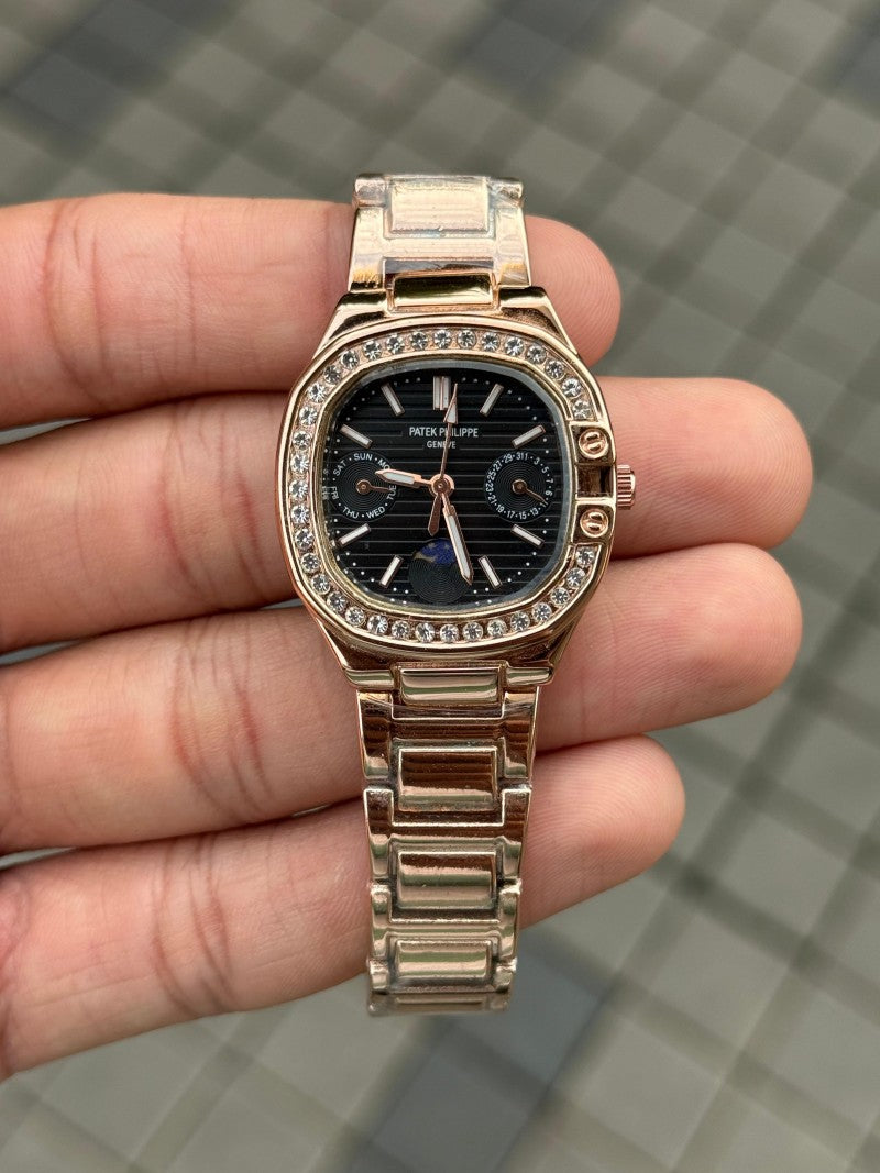 Patek Phillip e Women s Chronograph Rose Black