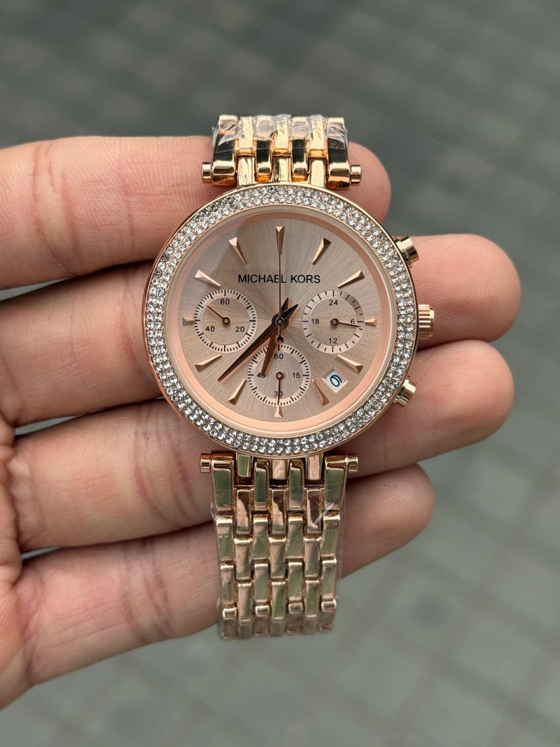 Michael Kor s Darci Chronograph Women s Rose