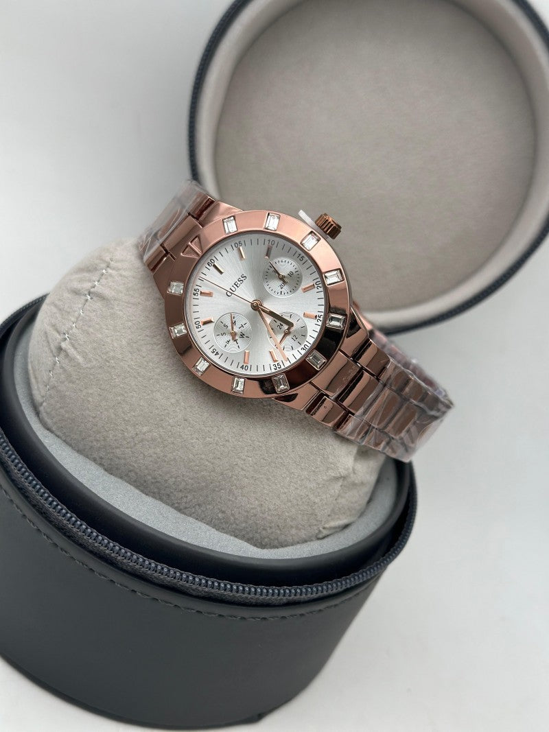 Gues s Chronograph Brown Women s
