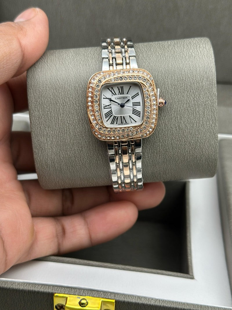 Cartie r Women s Two Tone White Dial Main image