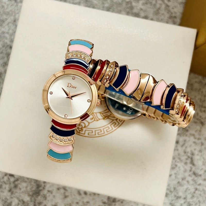 Dio r Women s White Dial