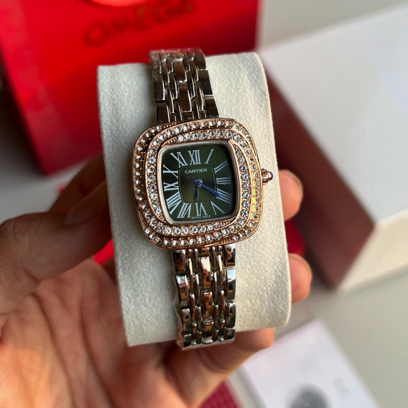Cartie r Women s Two Tone Green Dial