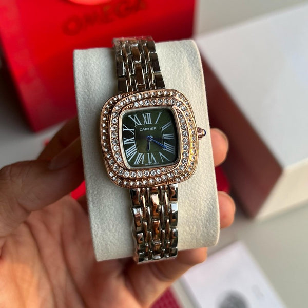 Cartie r Women s Two Tone Green Dial