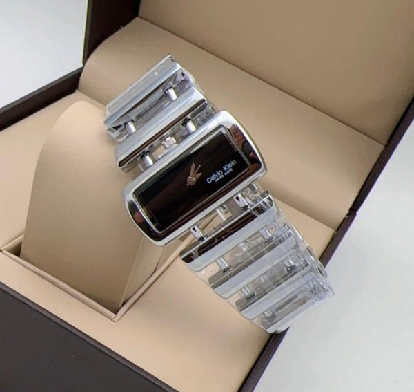 Calvin Klei n Women s Silver Black