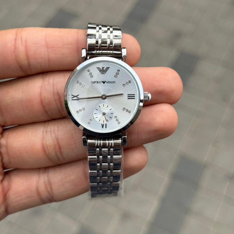 Emporio Arman i Women s Full Silver