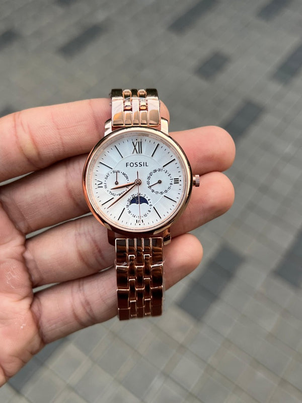 Fossi l Chronograph Women s Rose White