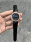 Michael Kor s Leather Black Rose gold Womens