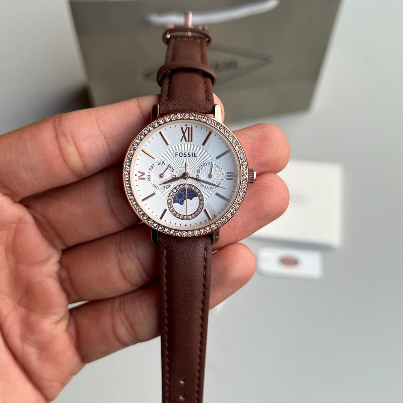 Fossi l Leather Women s Brown Secondary image