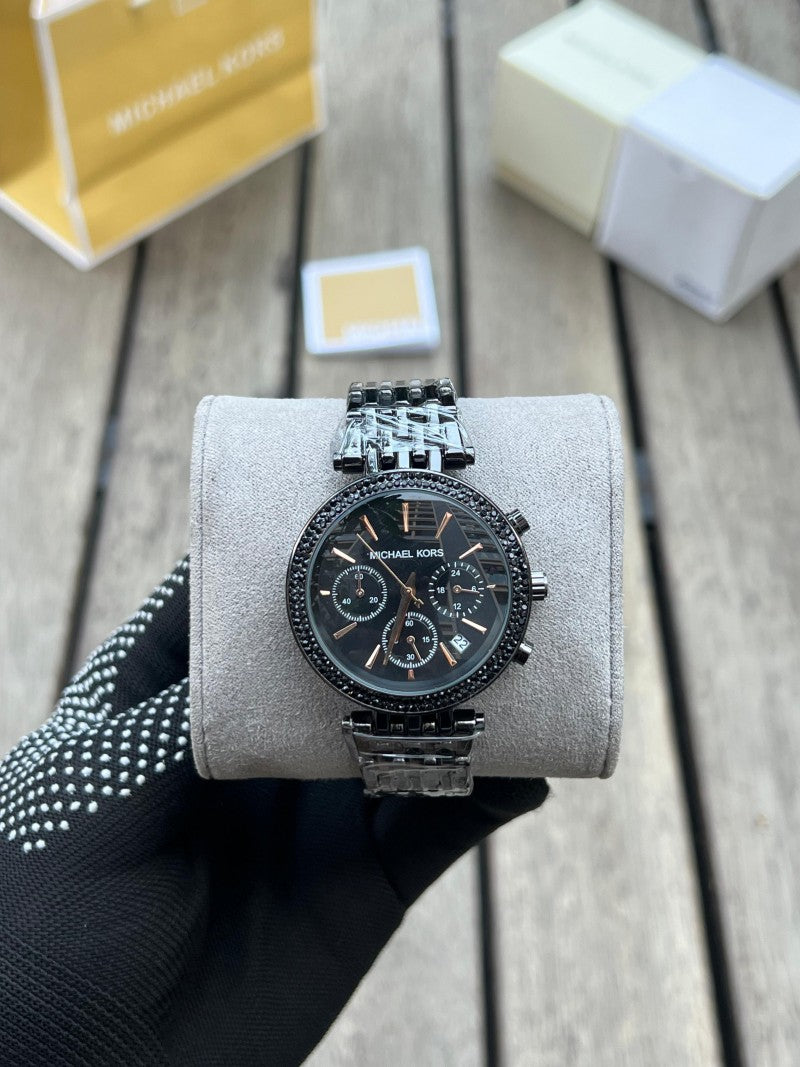 Michael Kor s Chronograph Full Black Secondary image