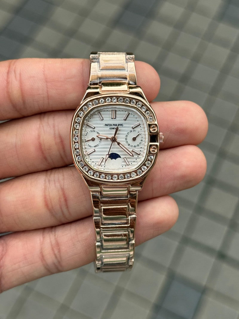 Patek Phillip e Women s Chronograph Rose White Main image
