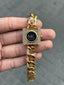 Michael kor s Chain Lock Women s Gold Blue