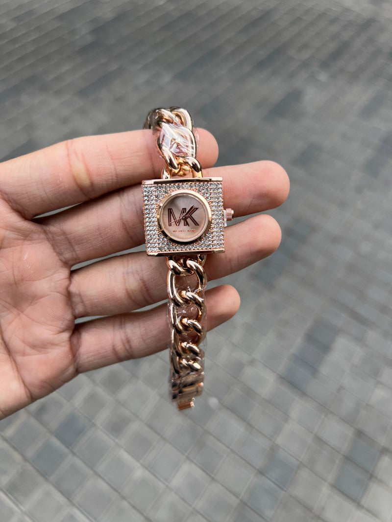 Michael kor s chain lock full Rose gold Main image