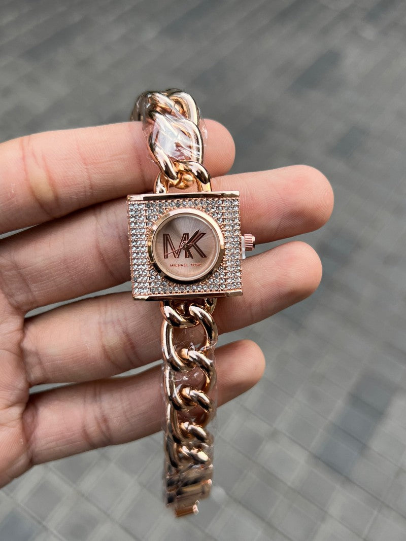 Michael kor s chain lock full Rose gold Secondary image