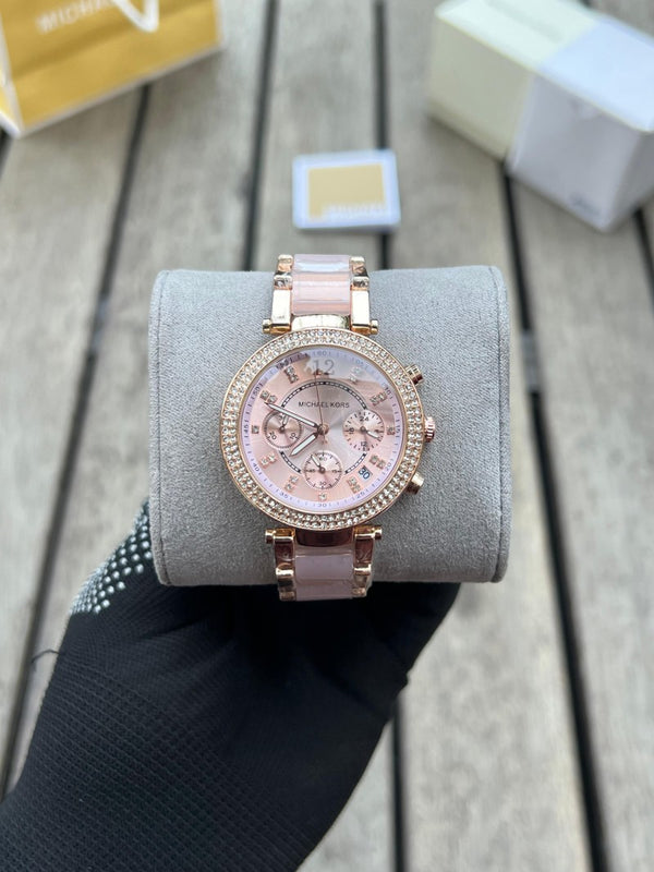 Michael kor s Parker Women s Chronograph Pink