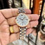 Emporio Arman i Women s Chrono Two Tone White Dial