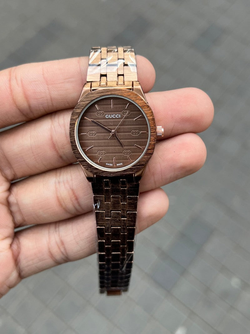 Gucc i Slim Brown Women s
