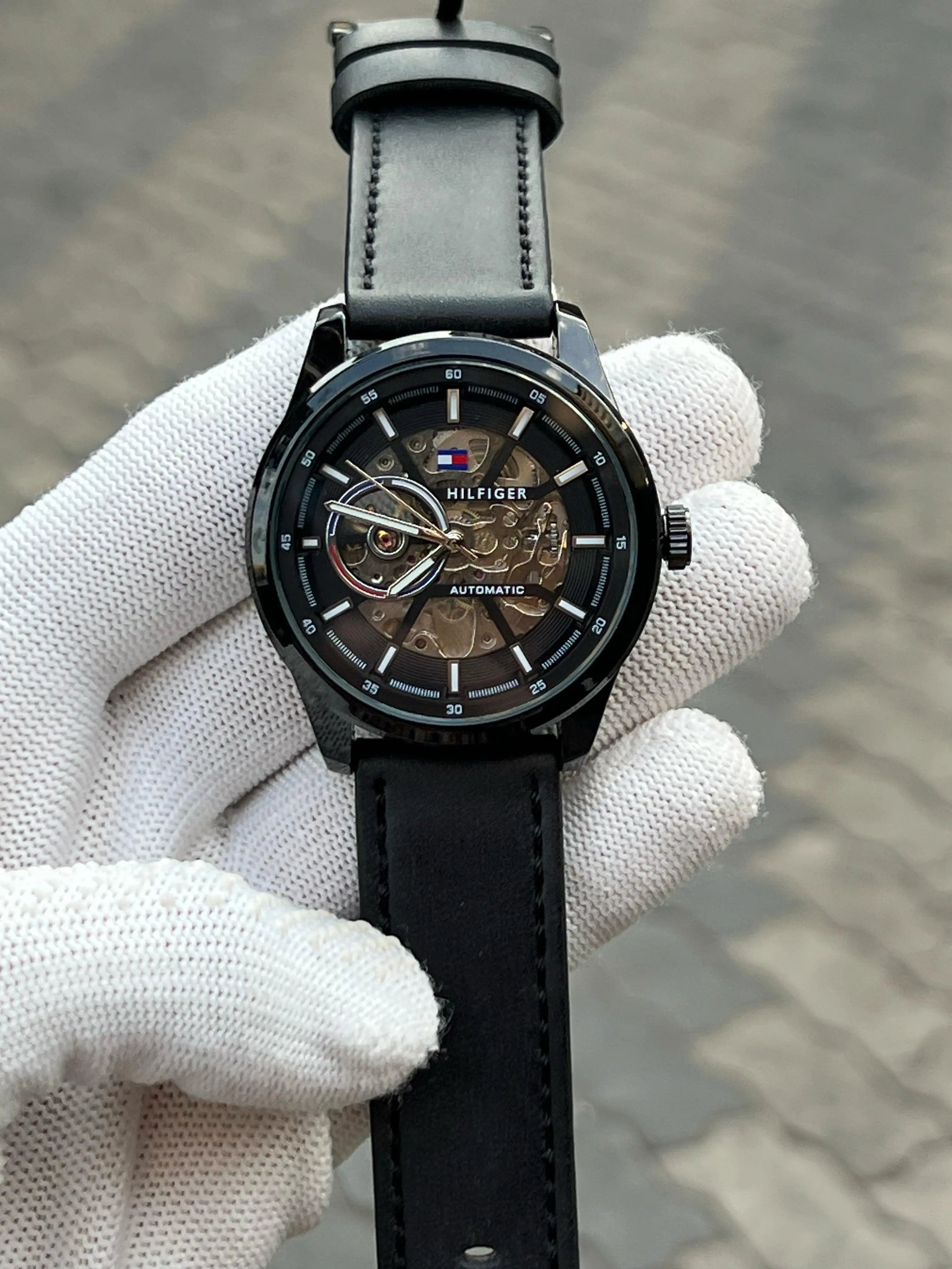 Tommy Hilfiger Automatic Leather Belt